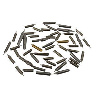 Lot of Fountain Pen Nibs Used Esterbrook Spencerian Van Baalens Surface Wear